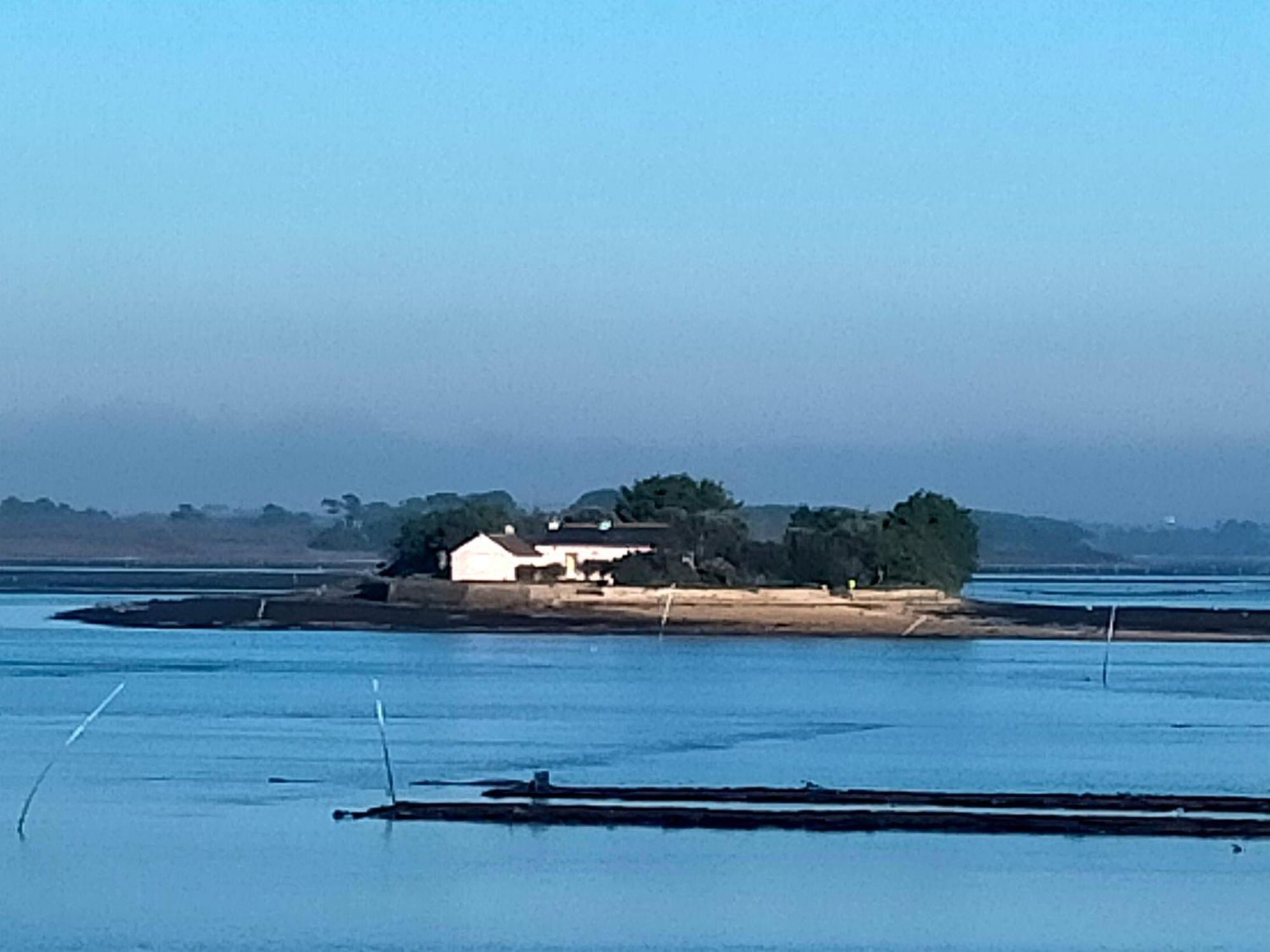 דירות Au Calme, Les Pieds Dans L'Eau, 106 Route De La Pointe De Ruault 56370 סרזו מראה חיצוני תמונה